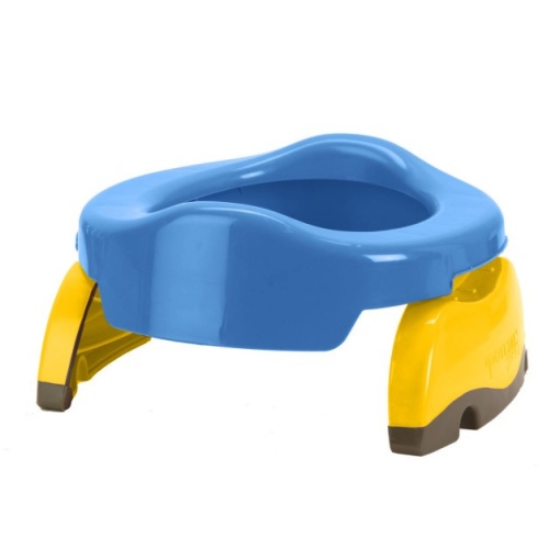 PACHET PROMO - Olita portabila culoarea albastra Potette Plus + Pungi biodegradabile de unica folosinta - 30 buc/set