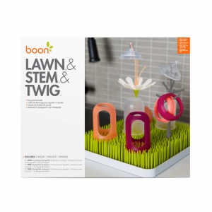 Boon, Set tava uscare veselă Lawn+Stem+Twig, accesoriu uscare Stem, nu contine ftalati