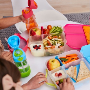 Caserolă compartimentată Lunchbox, B.Box, verde emerald forest, capacitate 2 l