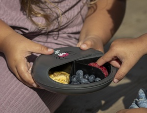 Caserola compartimentata SnackDISC, Carl Oscar, gri
