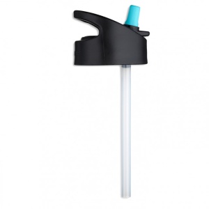 Cana din Tritan cu pai, 2 in 1, de la Carl Oscar, bleu