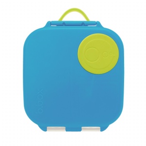 Caserolă compartimentată Mini Lunchbox, b.box, albastru cu verde