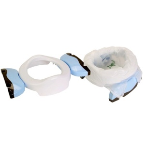 2 in 1 Potette Plus - olita portabila si reductor culoarea alba