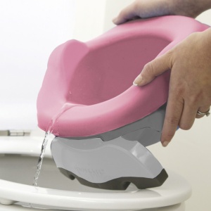 Potette Plus, Liner reutilizabil pentru olita portabila, silicon, roz
