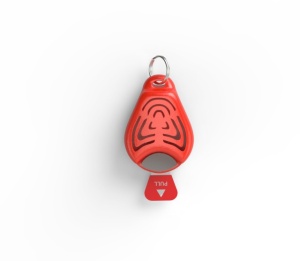 TICKLESS Anti capuse - Repelent ultrasonic anticapuse pentru copii - culoare: orange