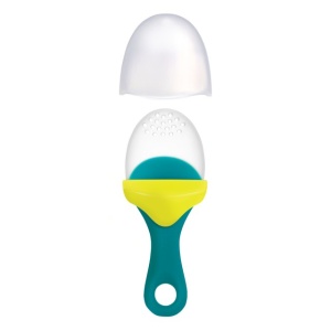 BOON - PULP - dispozitiv de hranire din silicon culoare albastru+verde