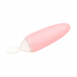 BOON - lingurita SQUIRT cu rezervor culoare roz