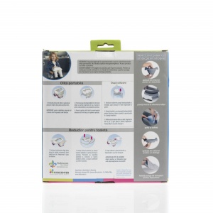Potette Plus, Pachet Olita portabila, liner, 10 pungi biodegradabile, 700g, 14 luni+, vernil