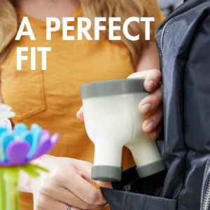 Boon, Cutie dozator pentru formula de lapte praf, Tripod, gri