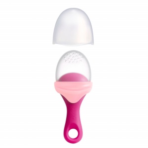 BOON - PULP - dispozitiv de hranire din silicon culoare roz