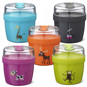 Caserola compartimentata N'Ice Box cu disc racire, Carl Oscar, gri