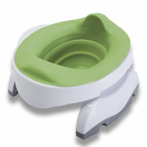Liner reutilizabil silicon verde pentru olita portabila Potette Plus și Potette Premium