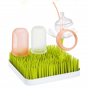 Boon, accesoriu uscare vase bebelusi, Stem, alb, nu contine ftalati