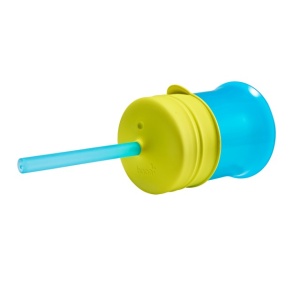Boon, Set 6 paie de silicon, supapa + perie de curatat, Snug straw, nu contine ftalati