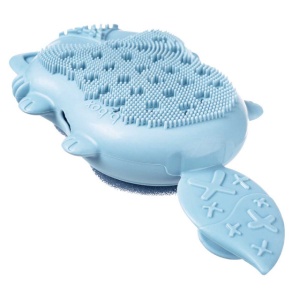 Burete de baie + perie de silicon pentru bebeluși 0+, B.Box