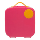 Caserolă compartimentată Lunchbox, b.box, roz cu portocaliu