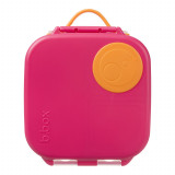Caserolă compartimentată Mini Lunchbox, B.Box, roz cu portocaliu, capacitate 1 l
