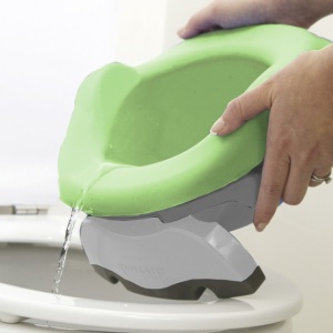 Liner reutilizabil silicon verde pentru olita portabila Potette Plus și Potette Premium 4