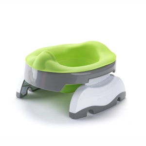 Liner reutilizabil silicon verde pentru olita portabila Potette Plus și Potette Premium 3