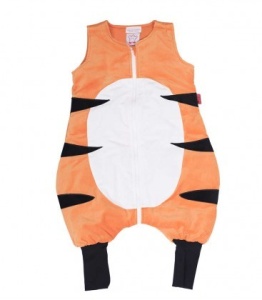 Sac de dormit cu picioare Penguin Bag, model Tigru, tog 1, 2-4 ani (87-110 cm)