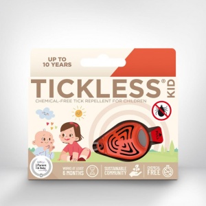 TICKLESS Anti capuse - Repelent ultrasonic anticapuse pentru copii - culoare: orange