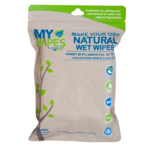 Șervețele 100% naturale, neparfumate umede/uscate - My Wipes by Potette Plus