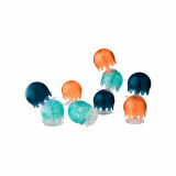 Boon, Jucărie de baie bebeluș, set 9 piese: meduze cu ventuze Jellies, nu conține ftalați