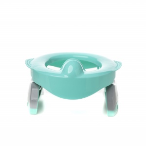 Potette Plus, Olita portabila pliabila Premium, 445g, 14 luni+, turquoise