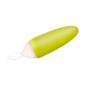 BOON - lingurita SQUIRT cu rezervor culoare verde