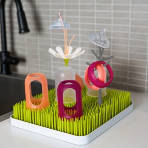 Boon, Set tava uscare veselă Lawn+Stem+Twig, accesoriu uscare Stem, nu contine ftalati