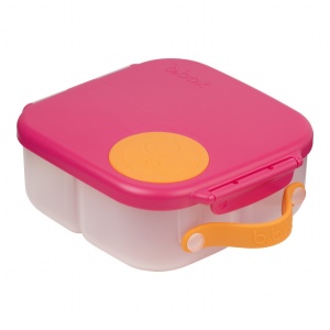 Caserolă compartimentată Mini Lunchbox, b.box, roz cu portocaliu