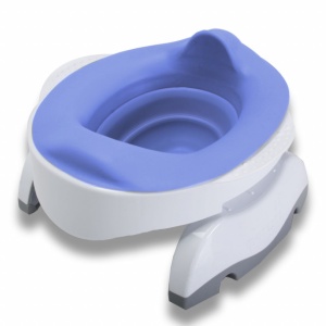 Liner reutilizabil silicon albastru pentru oliță portabilă Potette Plus și Potette Premium 5