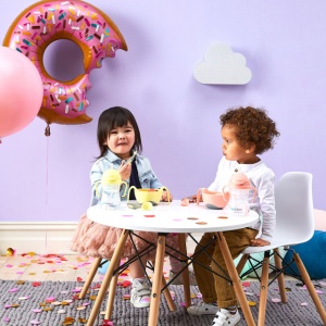 cană cu pai roz tutti frutti b.box +6 luni