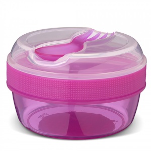 Caserola compartimentata N'Ice Box cu disc racire, Carl Oscar, 0.3l, mov