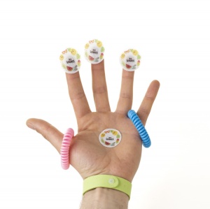 Los Mosquitos - stickere aromatizate cu citronella, model summer - set 30 buc