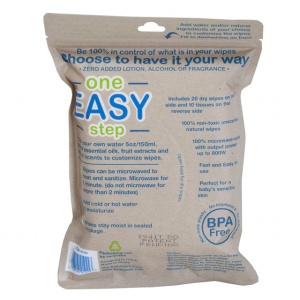 Șervețele 100% naturale, neparfumate umede/uscate - My Wipes by Potette Plus