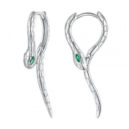 Cercei Argint 925 lungi Snake --- Sarpe--- ARG403D