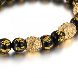 BRATARA - BUDHA - VINTAGE- PATINATA ARTIFICIAL B978