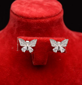 Cercei Din Argint - Elegant Butterfly - cod ARG358