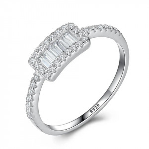 Inel Argint Cu Zirconiu Design nou Logodna-- ARG302A