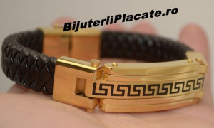 Bratara Versace Solida Piele -PREMIUM- Inox B938