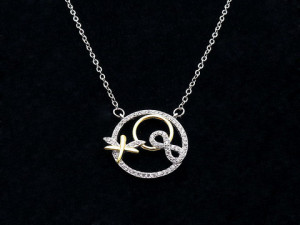 Colier cu lantisor din argint -- Infinite Love--ARG127A