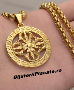 Lant inox si Pandantiv Versace LC123B