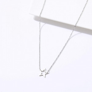 Lantisor Inox Argintiu Stea - N368