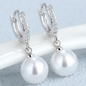 Cercei argint Elegant Pearls ARG63A