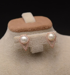 Cercei argint Gold shining Pearls ARG338B