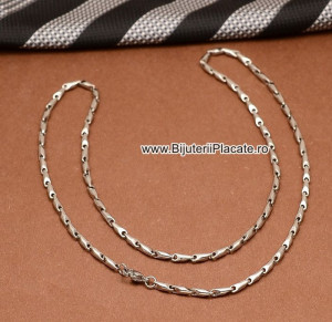 Lant Byzantine Inox Finut Ton Argintiu L148A