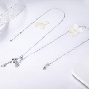 Lantisor Din Argint --- Lacatel si Cheita --- Arg395H