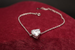 Bratara Din Argint --SPARKLING HEART-- ARG33C