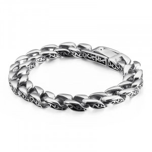 Bratara Inox -CUBAN- Solid Cod B854